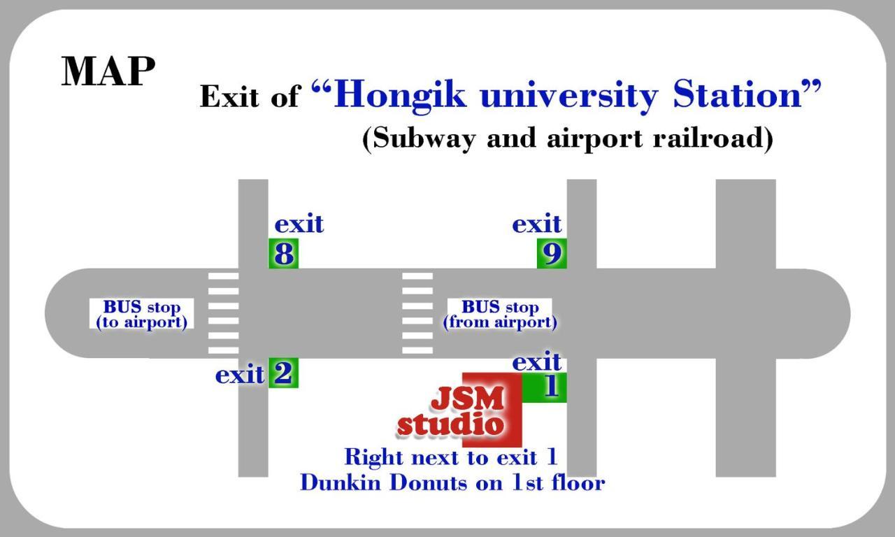 Jsm Studio Hongdae Seoul Bagian luar foto